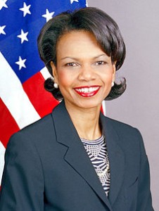 Former Secretary of State Condoleezza Rice