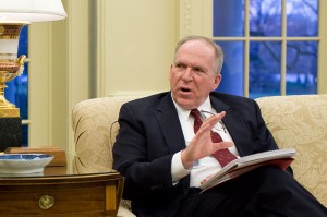 CIA Director John Brennan at a White House meeting during his time as President Barack Obama's counterterrorism adviser.