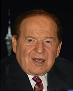 Casino mogul Sheldon Adelson.