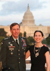 Gen. David Petraeus posing before the U.S. Capitol with Kimberly Kagan, founder and president of the Institute for the Study of War. (Photo credit: ISW’s 2011 Annual Report)