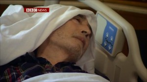Ailing Abdelbaset al-Megrahi in September 2011, as he was dying from prostate cancer.