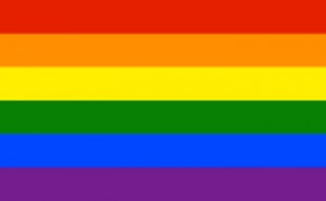 Rainbow flag of the gay-rights movement