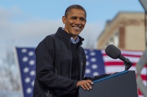 President Barack Obama on the campaign trail. (Photo credit: barackobama.com)