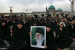 Iranian women attending a speech by Iran's Supreme Leader Ali Khamenei. (Iranian government photo)