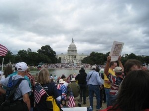 A Tea Party rally in Washington, D.C., on Sept. 12, 2009. (Photo credit: NYyankees51)