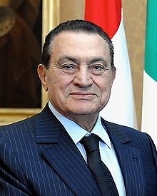 Former Egyptian President Hosni Mubarak.