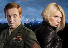 The two lead characters in Showtime’s original “Homeland” series, Sgt. Nicholas Brody (Damian Lewis) and CIA officer Carrie Mathison (Claire Danes).