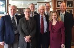 Photo of prominent whistleblowers who have been critical of the Surveillance State: (left to right) Kirk Wiebe, Coleen Rowley, Raymond McGovern, Daniel Ellsberg, William Binney, Jesselyn Radack, and Thomas Drake by Kathleen McClellan (@McClellanKM) via Twitter