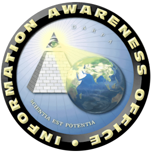 The logo for the Information Awareness Office, which oversaw the Total Information Awareness project. (Photo from Wikipedia)