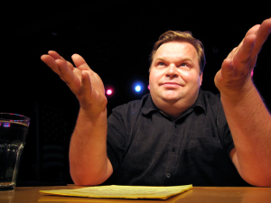 Performer Mike Daisey (Photo from mikedaisey.blogspot.com)