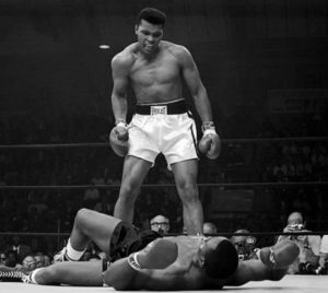 Heavyweight champion Muhammad Ali.