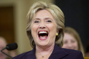 Former Secretary of State Hillary Clinton.