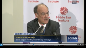 Jonathan Winer, State Department's Special Envoy on Libya. (Screenshot from C-SPAN)