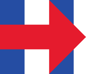 Hillary Clinton's presidential campaign logo.