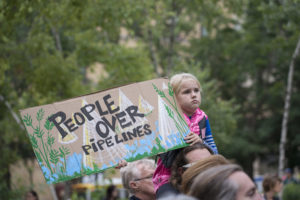 Protest against the Dakota Access Pipeline in St. Paul, Minnesota on September 13, 2016 (Fibonacci Blue Flickr)