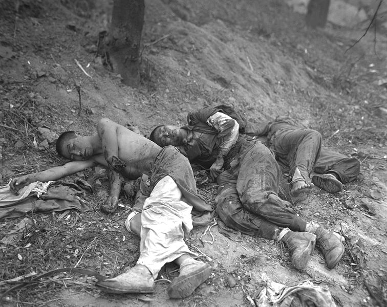 Image result for dead korean war NK soldiers