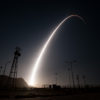 An unarmed Minuteman III intercontinental ballistic missile launches during an operational test, April 26, 2017, from Vandenberg Air Force Base, Calif. (U.S. Air Force photo by Senior Airman Ian Dudley)