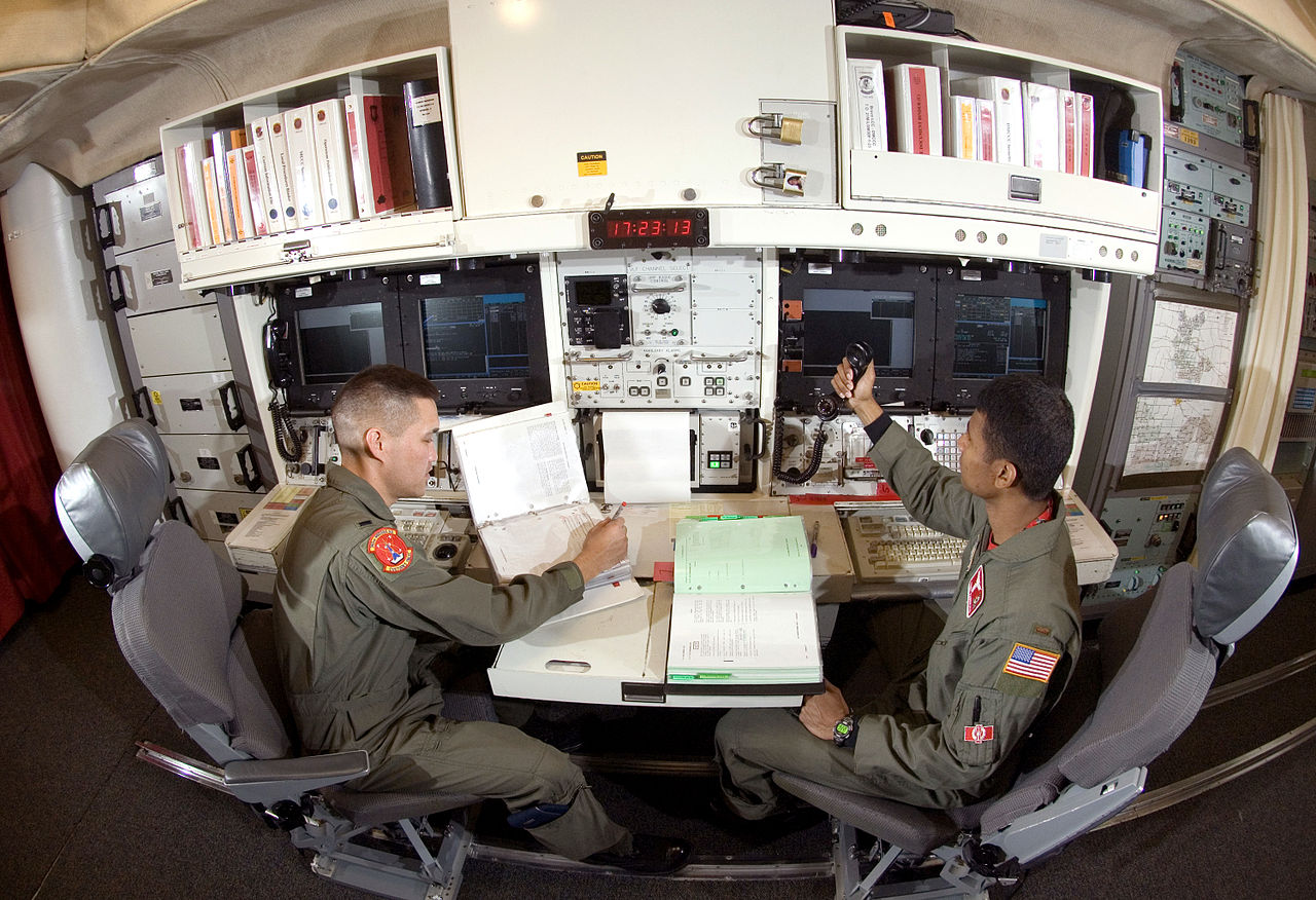 Minuteman missile combat crew on alert, Minot Air Force Base, North Dakota, 2006. (Wikimedia) 