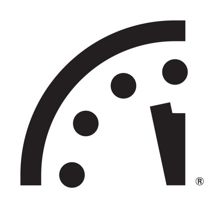 Doomsday Clock says it's two minutes until midnight. (Union of Concerned Scientists)