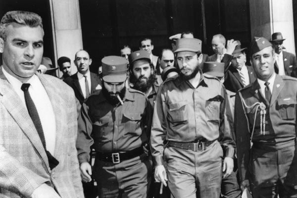 April 1959: As Cuba's new premier, Fidel Castro visits D.C. (U.S. State Department)