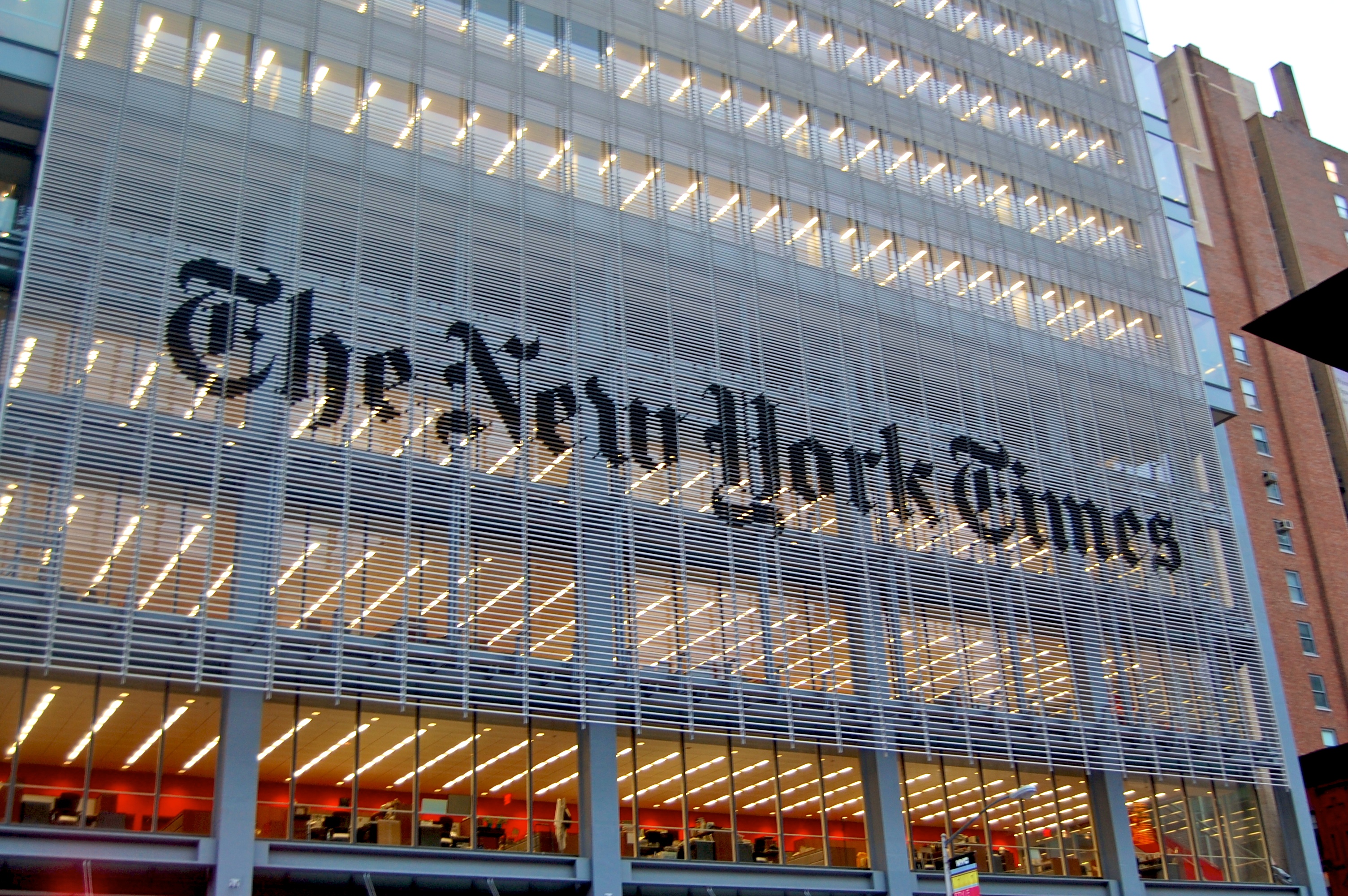 The New York Times Building in Manhattan. (Adam Jones on Flickr)