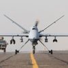 An MQ-9 Reaper taxis after a mission in Afghanistan, Oct. 1, 2007. (Wikimedia)