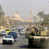 U.S. tanks patrolling Baghdad, April 14, 2003. (U.S. Marine Corps, via Wikimedia.)