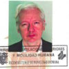 Assange's asylum documentation. (Wikileaks via Twitter)