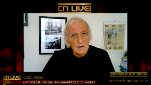| John Pilger on CN Live Dec 2021 | MR Online