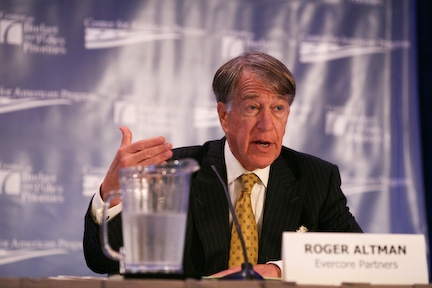 Roger Altman in 2009. (Center for American Progress, Flickr, CC BY-ND 2.0)