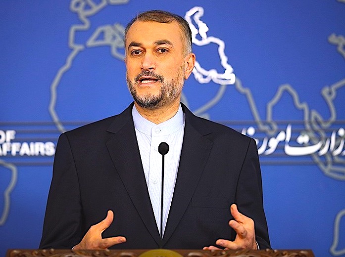 Iran's Foreign Minister Hossein Amir Abdollahian in 2021. (By Tasnim News Agency, Wikimedia Commons, CC BY 4.0)